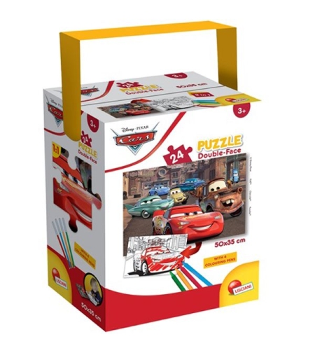 Детски пъзел Lisciani MINI TUB CARS 24ч. 86139