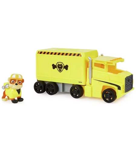 Игрален комплект Spin Master Paw Patrol Rescue Truck фигура с камион, Rubble