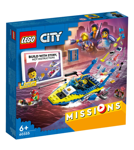 LEGO® City Мисии на детективите от водната полиция 60355