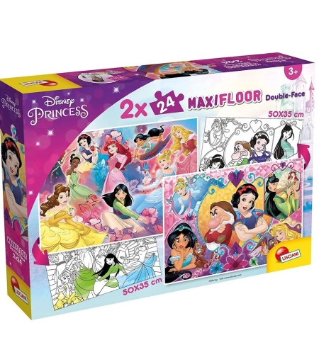 Пъзел Lisciani MAXI FLOOR Disney Принцеси 2x24 ч.