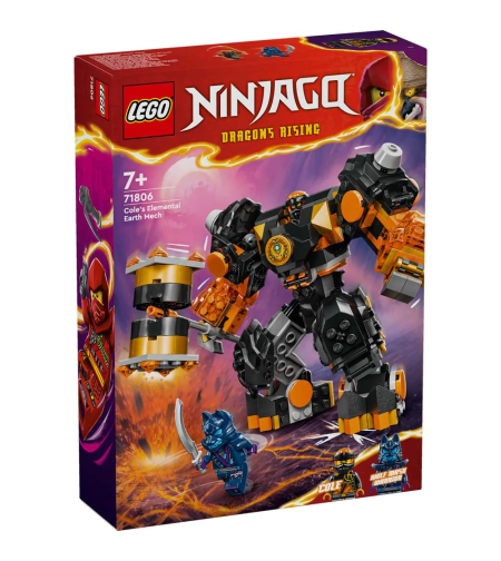 LEGO® NINJAGO® Елементният земен робот на Коул 71806
