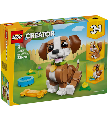 LEGO® Creator Сладки животни игриво кученце 31382