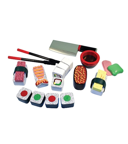 Дървен комплект Суши за рязане Melissa and Doug 12608