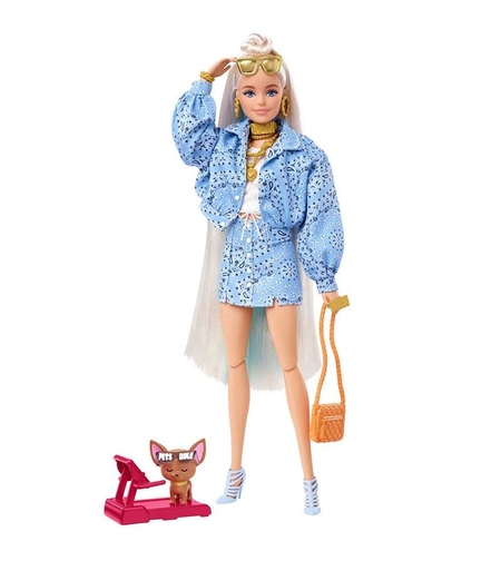 Кукла Mattel Barbie Extra 16 с аксесоари и домашен любимец