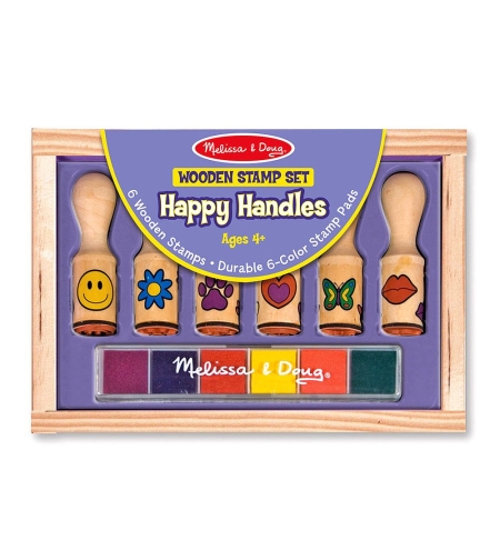 Дървени печати с дръжка Melissa and Doug 12407