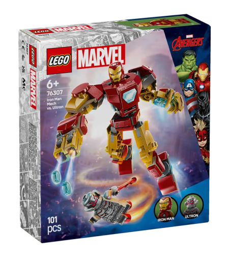 LEGO® Marvel Железния човек-робот срещу Ултрон 76307