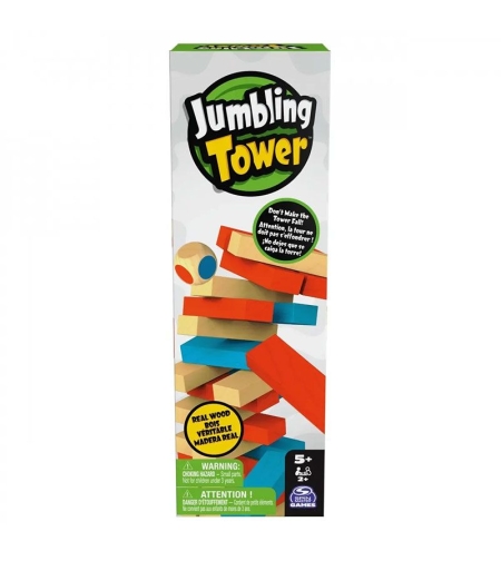 Настолна игра дженга Spin Master Jumbling Tower