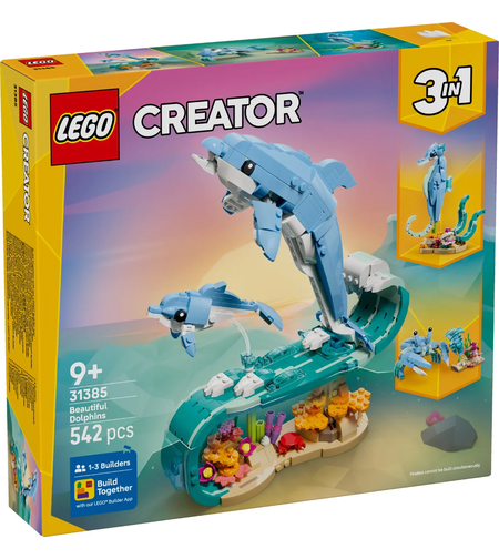 LEGO® Creator Морски животни красиви делфини 31385