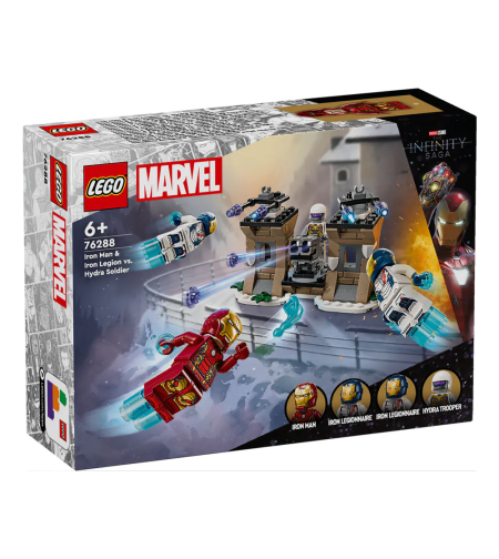 LEGO® Marvel Железния човек и Железния легион срещу Хидра 76288