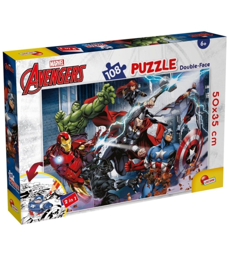 Детски пъзел Lisciani Plus Marvel Avengers 108ч.