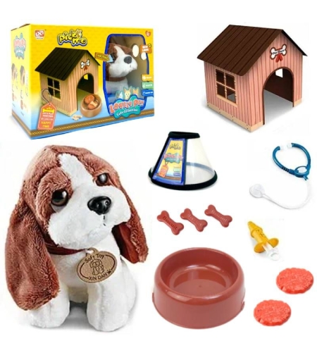 Плюшена играчка Raya Toys Kyченце с къщичка и аксесоари