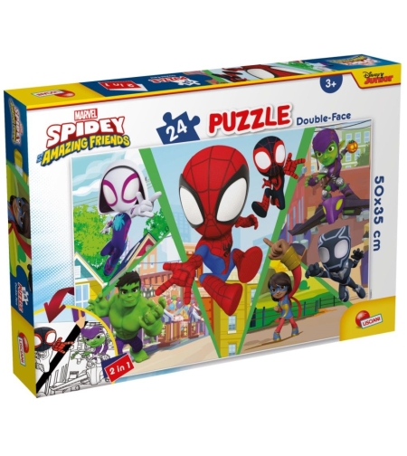Детски пъзел Lisciani Marvel Spidey Let’s Challenge 24 ч.