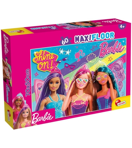 Детски пъзел Lisciani Maxifloor Barbie, 60 части