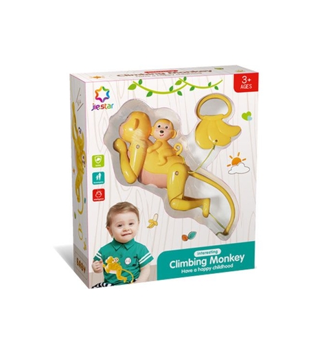 Бебешка играчка Raya Toys Катереща се маймунка 25859E