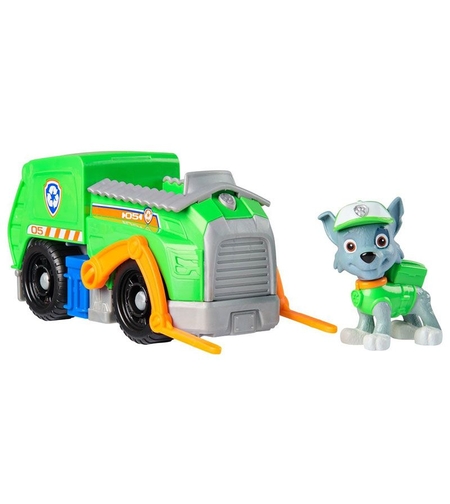 Игрален комплект Spin Master Paw Patrol фигура и превозно средство Rocky