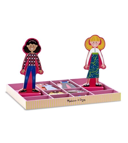 Приятелките Аби и Ема с магнитни дрехи Melissa and Doug 14940