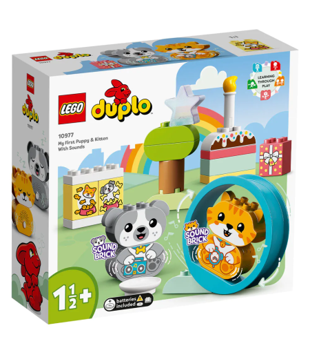 LEGO® DUPLO® Моите първи кученце и котенце - със звук 10977