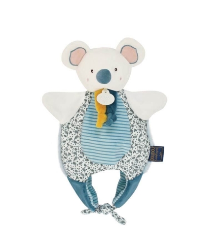 Плюшена играчка за гушкане, петрушка и чанта 3 в 1 Doudou коала 30 см, DC3826