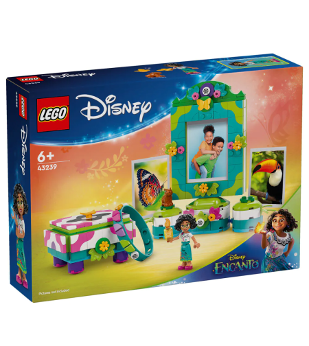 LEGO® Disney Encanto Рамка за снимка и кутията за бижута на Мирабел 43239
