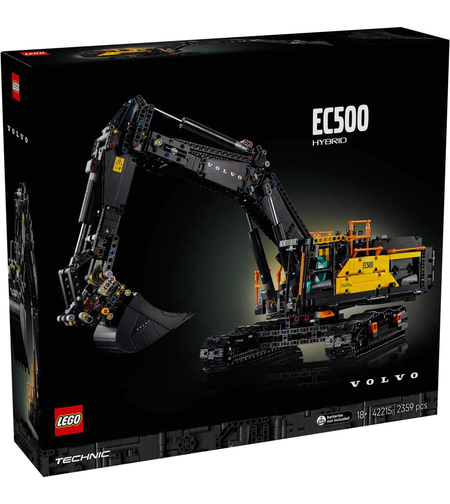 LEGO® Technic Екскаватор Volvo EC500 Hybrid 42215
