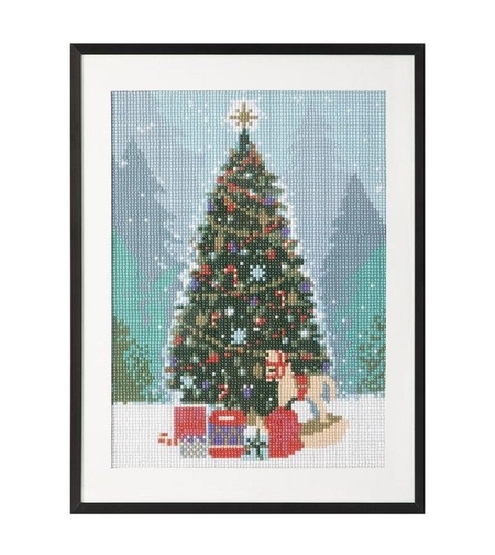 Grafix Диамантен гоблен - Коледна елха