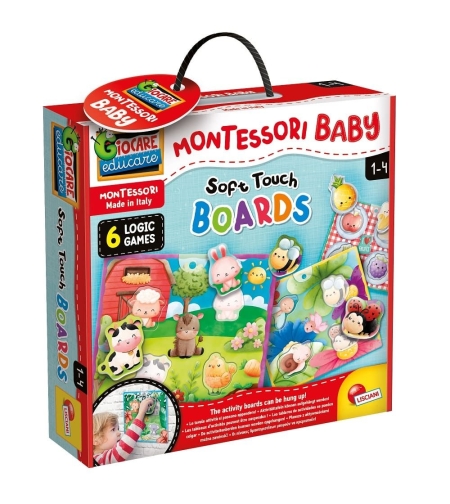Образователна игра Lisciani Montessori Baby Soft touch boards 107834
