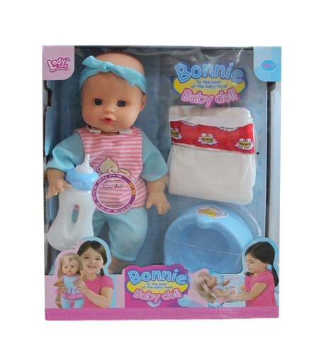 Кукла бебе Raya Toys Bonnie, Пишкащо, с аксесоари