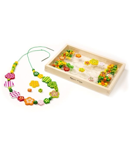 Дървени бижута Melissa and Doug Цветя 14178
