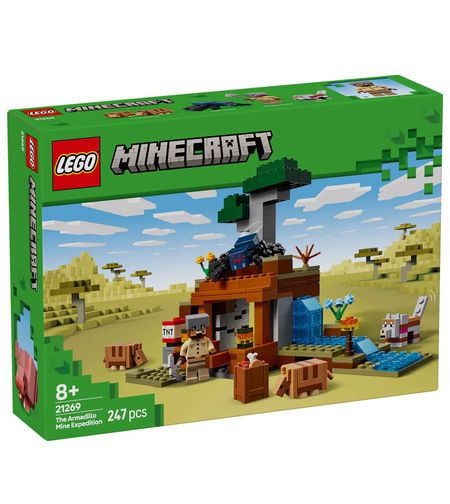 LEGO® Minecraft® Минна експедиция с броненосец 21269