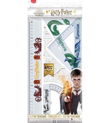 Комплект за чертане Хари Потър Maped - Harry Potter 4 части