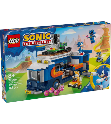LEGO® Sonic Команден камион на екипа на Sonic 77006