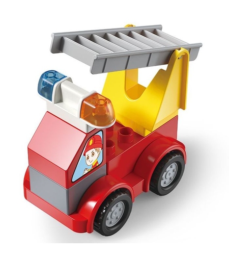 Конструктор Feelo Car Series Fire Truck, 9 ч.