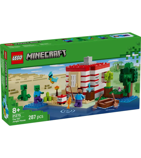 LEGO® Minecraft® TNT къща в джунглата 21275
