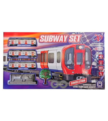 Влак на батерии Raya Toys Subway Set 512 см.
