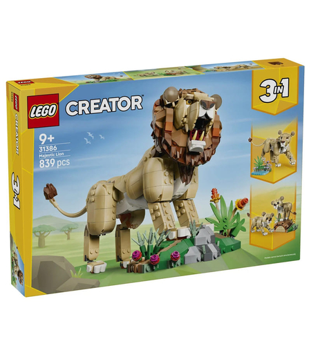 LEGO® Creator Диви животни Величествен лъв 31386