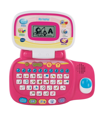 Музикален лаптоп VTech розов