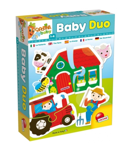 Бебешки пъзел Lisciani Фермата Carotina Baby 57825