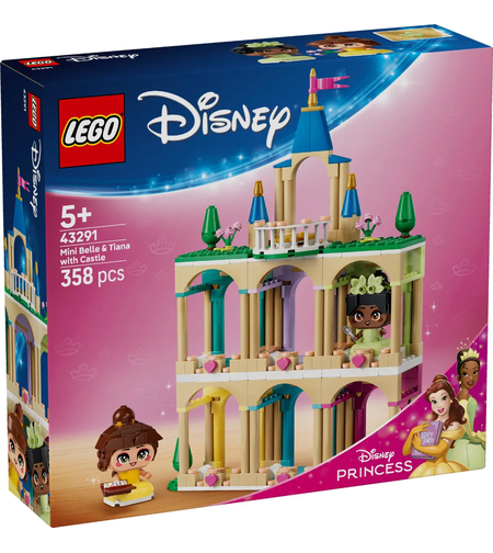 LEGO® Disney Princess Мини Бел и Тиана с дворец 43291