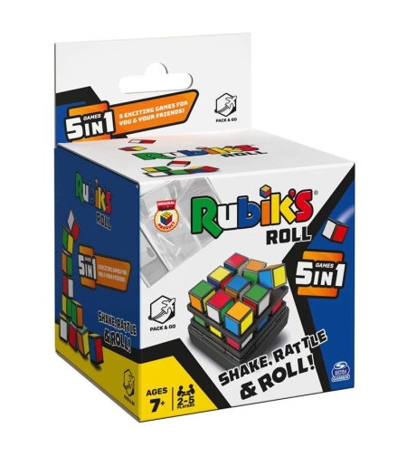 Настолна игра 5 в 1 Spin Master Rubik's Shake, Rattle & Roll