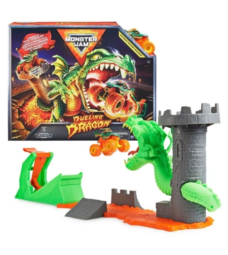 Писта Spin Master Monster Jam True Metal Dueling Dragon