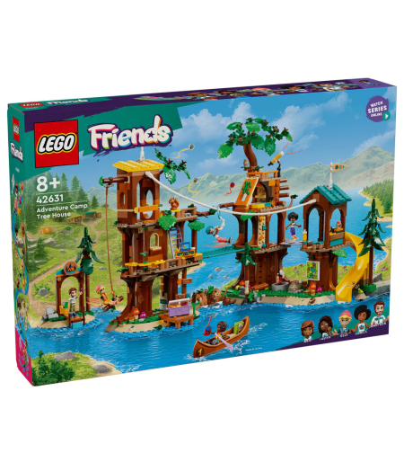 LEGO® Friends Лагер за приключения – дървесна къща 42631