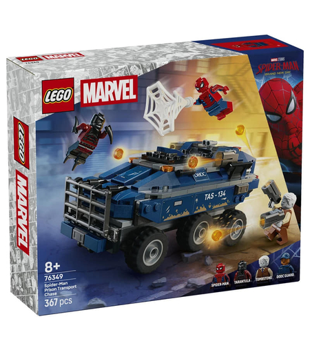 LEGO® Marvel Преследване на затворнически транспорт със Спайдърмен 76349