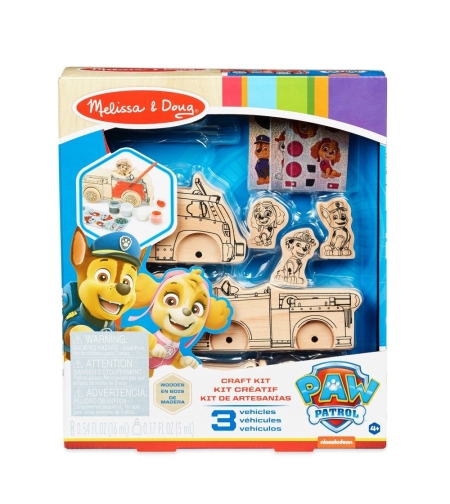 Дървен комплект за оцветяване Paw Patrol Melissa and Doug 33266