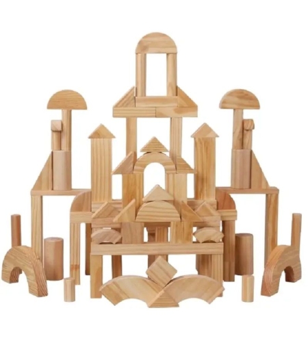 Raya Toys Дървени блокчета 39 части