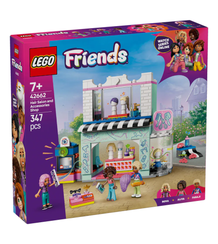 LEGO® Friends Фризьорски салон и магазин за аксесоари 42662