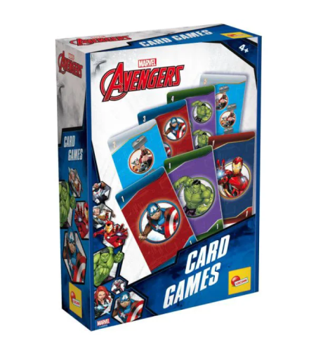 Детска игра с карти Lisciani Avengers Card Games