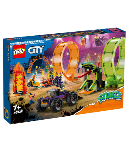 LEGO® City Stuntz Арена за каскади с два лупинга 60339