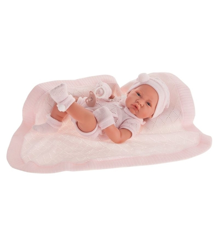 Кукла Бебе Antonio Juan Lua, с плетена пелена, 42 см., 50064