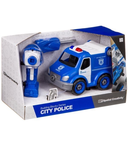 Raya Toys Полицейски бус за сглобяване City Police