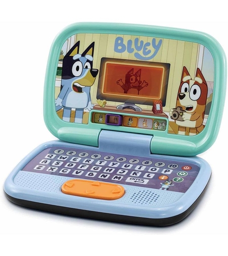 Детски образователен лаптоп Vtech Bluey Game Time с игри и 200+ звуци, мелодии